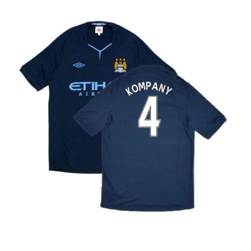 Manchester City 2010-11 Away Shirt ((Very Good) XL) (Kompany 4)