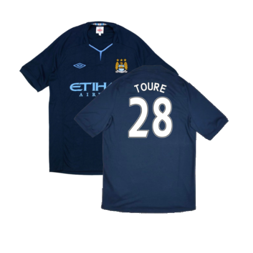Manchester City 2010-11 Away Shirt ((Very Good) XL) (Toure 28)