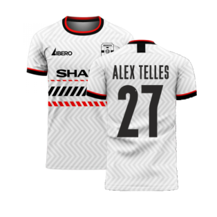 Manchester Red 2020-2021 Away Concept Football Kit (Libero) (ALEX TELLES 27)