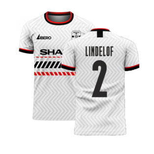 Manchester Red 2020-2021 Away Concept Football Kit (Libero) (LINDELOF 2)