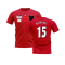 Manchester United 1998-1999 Retro Shirt T-shirt (Red) (Blomqvist 15)