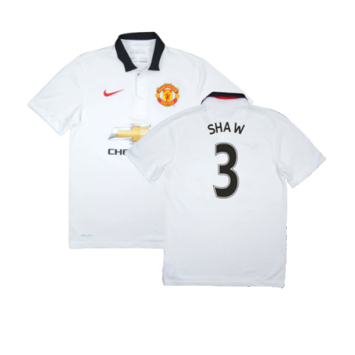 Manchester United 2014-15 Away Shirt (Very Good) (Shaw 3)