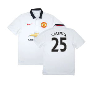 Manchester United 2014-15 Away Shirt (Very Good) (Valencia 25)