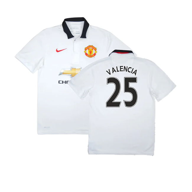 Manchester United 2014-15 Away Shirt (Very Good) (Valencia 25)