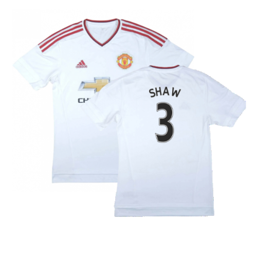 Manchester United 2015-16 Away Shirt (Excellent) (Shaw 3)