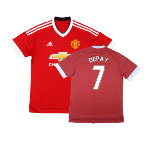 Manchester United 2015-16 Home Shirt (Excellent) (Depay 7)