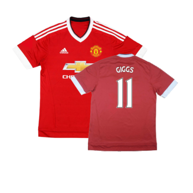 Manchester United 2015-16 Home Shirt ((Excellent) M) (Giggs 11)