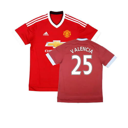 Manchester United 2015-16 Home Shirt (Mint) (Valencia 25)
