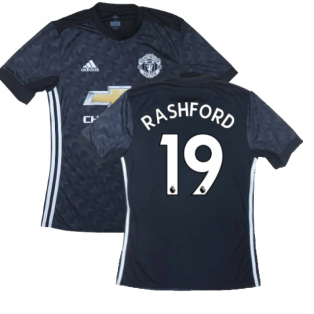 Manchester United 2017-18 Away Shirt ((Very Good) L) (Rashford 19)