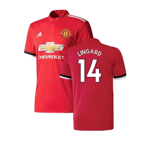 Manchester United 2017-18 Home Shirt ((Excellent) 4-5 Year) (Lingard 14)