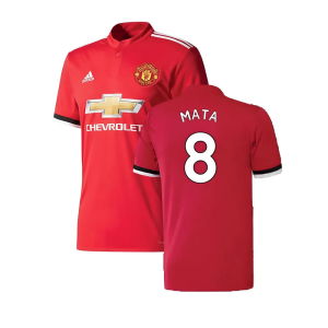 Manchester United 2017-18 Home Shirt ((Excellent) 4-5 Year) (Mata 8)
