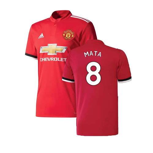 Manchester United 2017-18 Home Shirt ((Excellent) 4-5 Year) (Mata 8)