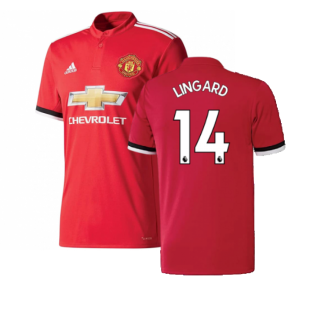 Manchester United 2017-18 Home Shirt ((Excellent) L) (Lingard 14)