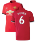 Manchester United 2017-18 Home Shirt ((Excellent) L) (Pogba 6)