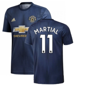 Manchester United 2018-19 Third Shirt ((Excellent) M) (Martial 11)