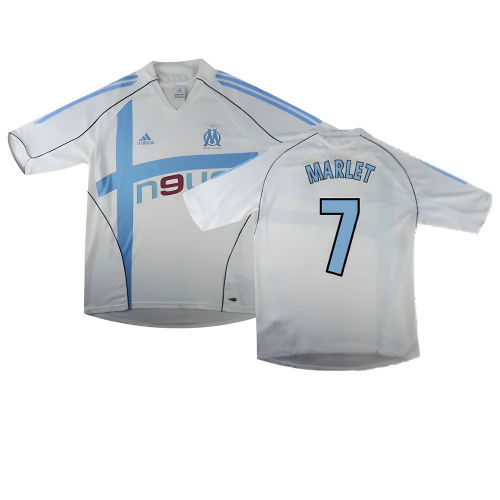 Marseille 2004-05 Home Shirt ((Excellent) L) (Marlet 7)
