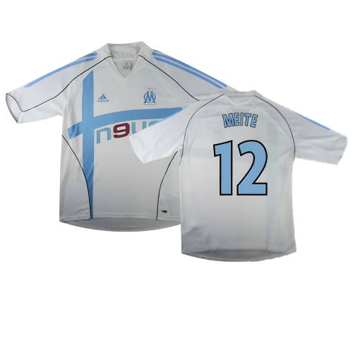 Marseille 2004-05 Home Shirt ((Excellent) L) (Meite 12)