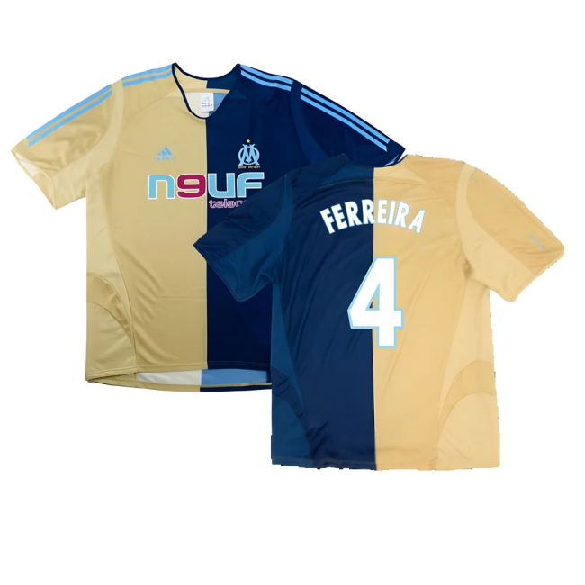Marseille 2005-06 Third Shirt ((Excellent) L) (Ferreira 4)