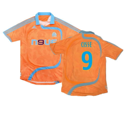 Marseille 2007-08 Third Shirt ((Good) M) (Cisse 9)