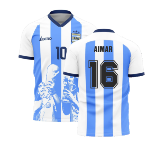 Argentina Home 2006 Shirt – Pablo Aimar #16 Retro Jersey