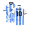 Messi x Maradona Argentina World Cup Tribute Shirt (RIQUELME 10)