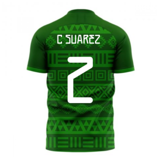 Mexico 2022-2023 Home Concept Football Kit (Libero) (C. SUAREZ 2)