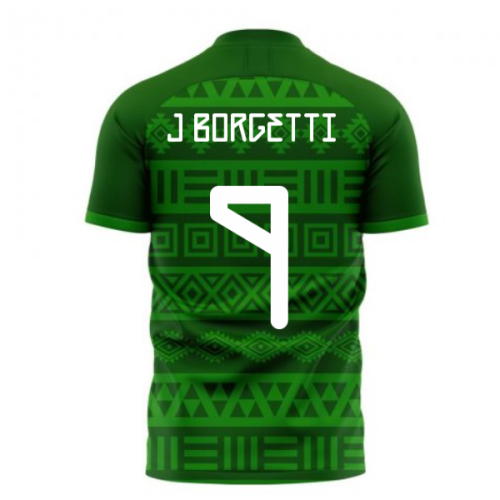 Mexico 2025-2026 Home Concept Football Kit (Libero) (J. BORGETTI 9)
