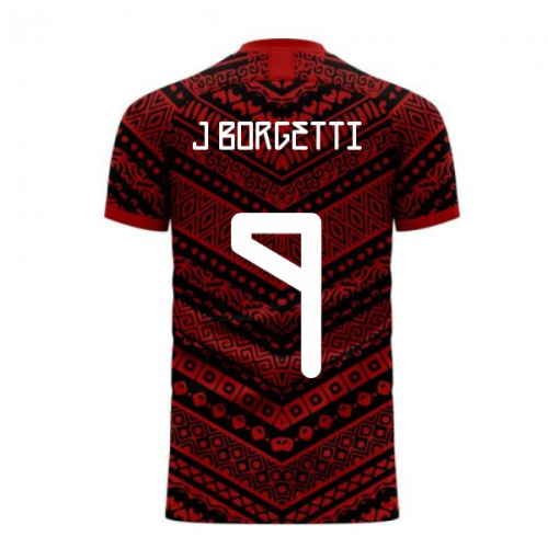 Mexico 2025-2026 Third Concept Football Kit (Libero) (J. BORGETTI 9)