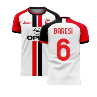 Milan 2023-2024 Away Concept Football Kit (Libero) (BARESI 6)