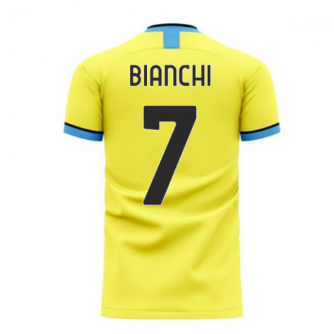 Nerazzurri Milan 2023-2024 Away Concept Football Kit (Libero) (Bianchi 7) - Little Boys