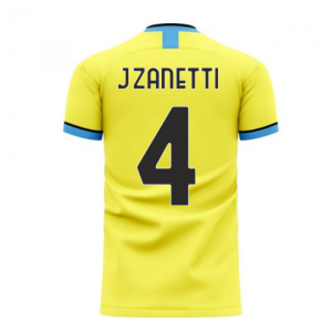 Nerazzurri Milan 2023-2024 Away Concept Football Kit (Libero) (J.ZANETTI 4) - Little Boys