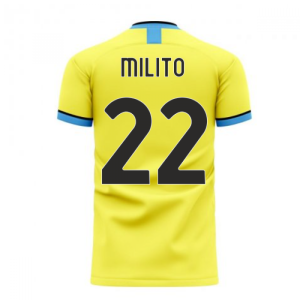 Nerazzurri Milan 2023-2024 Away Concept Football Kit (Libero) (MILITO 22) - Kids