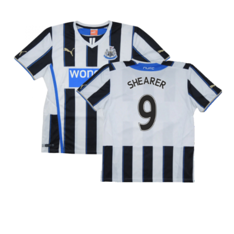 Newcastle United 2013-14 Home Shirt ((Excellent) XXL) (SHEARER 9)
