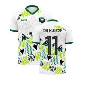 Nigeria 2023-2024 Away Concept Football Kit (Libero) (CHUKWUEZE 11) - Kids