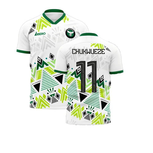 Nigeria 2025-2026 Away Concept Football Kit (Libero) (CHUKWUEZE 11)