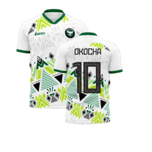Nigeria 2023-2024 Away Concept Football Kit (Libero) (OKOCHA 10)
