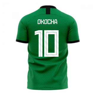 Nigeria 2023-2024 Home Concept Football Kit (Libero) (OKOCHA 10)