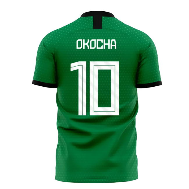 Nigeria 2025-2026 Home Concept Football Kit (Libero) (OKOCHA 10)