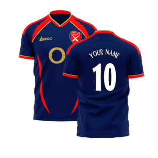 North London Reds 2006 Style Away Concept Shirt (Libero) (Your Name)