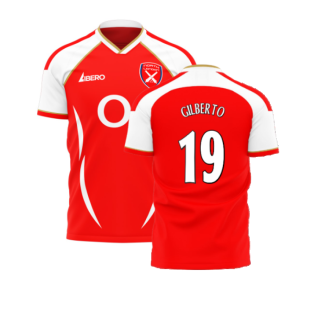 North London Reds 2006 Style Home Concept Shirt (Libero) (Gilberto 19)