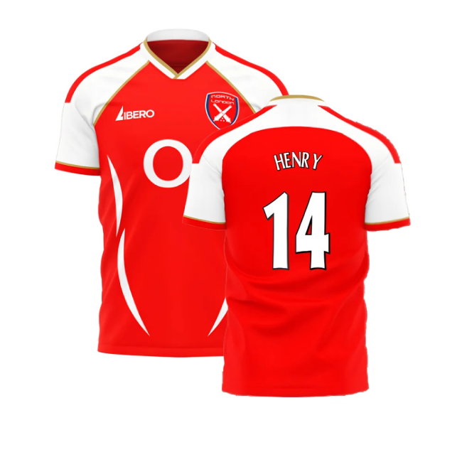 North London Reds 2006 Style Home Concept Shirt (Libero) (Henry 14)