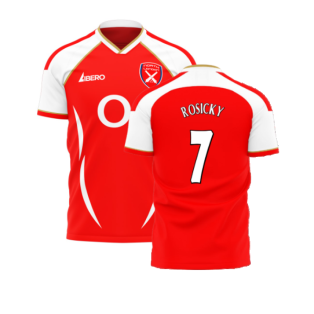 North London Reds 2006 Style Home Concept Shirt (Libero) (Rosicky 7)