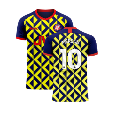 North London Reds 2023-2024 Away Concept Shirt (Libero) (Merson 10)