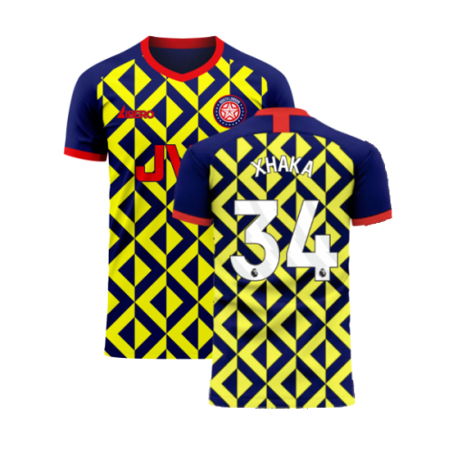 North London Reds 2025-2026 Away Concept Shirt (Libero) (Xhaka 34)