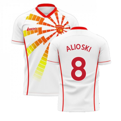 North Macedonia 2025-2026 Away Concept Shirt (Libero) (ALIOSKI 8)