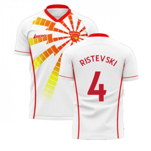 North Macedonia 2025-2026 Away Concept Shirt (Libero) (RISTEVSKI 4)