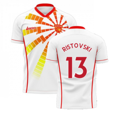 North Macedonia 2025-2026 Away Concept Shirt (Libero) (RISTOVSKI 13)