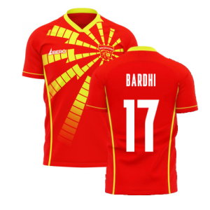 North Macedonia 2025-2026 Home Concept Shirt (Libero) (BARDHI 17)
