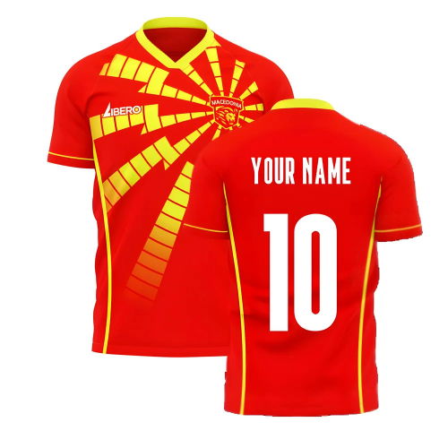 North Macedonia 2025-2026 Home Concept Shirt (Libero) (Your Name)