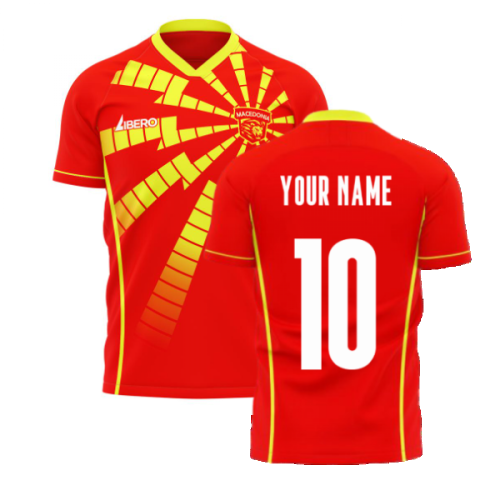 North Macedonia 2025-2026 Home Concept Shirt (Libero) (Your Name)